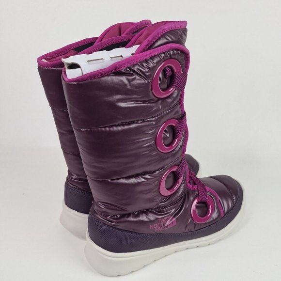 The North Face Destiny Down Womens Bootie Purple Winter Waterproof - Picture 9 of 12